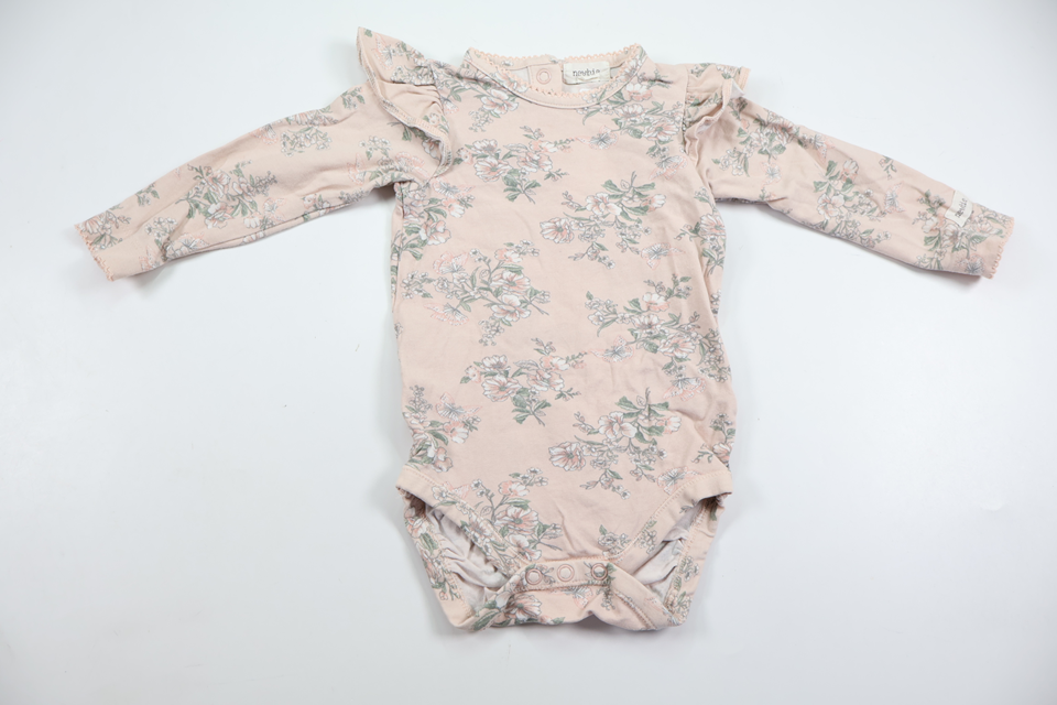 Floral bodysuit from Newbie - Size 68 - Pink