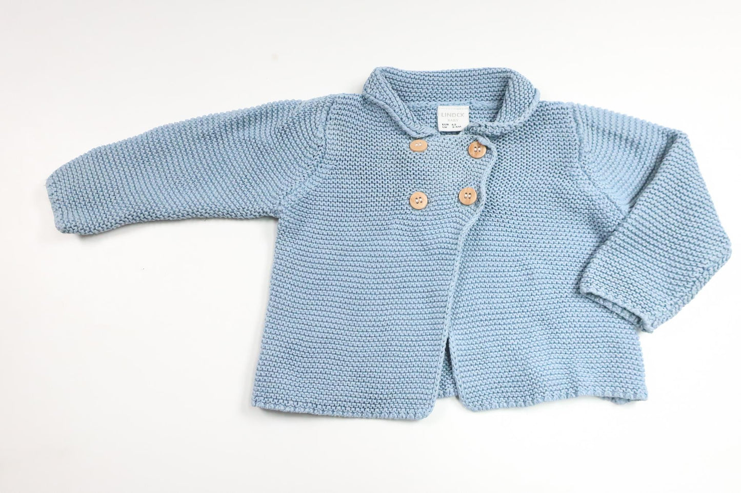 Knitted cardigan from Lindex - Size 62 - Blue