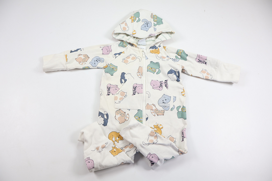 Jumpsuit/Overall från Polarn o. Pyret - Storlek 62 - Vit