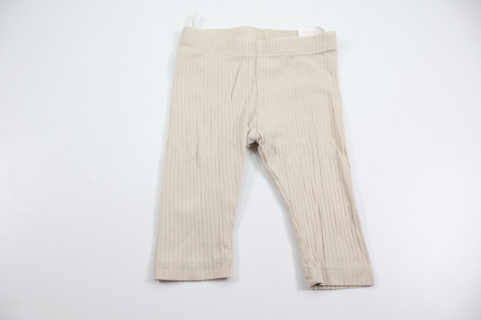Ribbade byxor från H&M - Storlek 62 - Beige