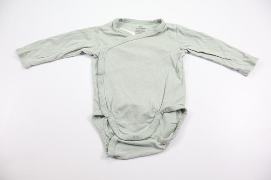 Prickig omlottbody från H&M - Storlek 62 - Grön