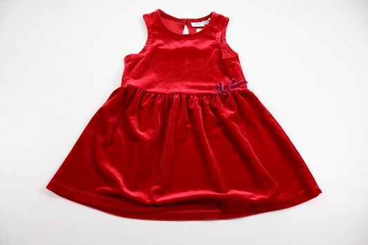 Velour Dress from Name It - Size 80 - Red
