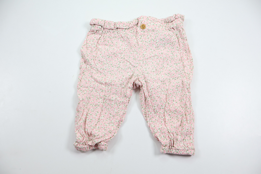 Blommiga byxor från H&M - Storlek 68 - Rosa