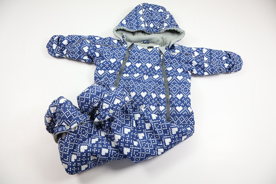Fleece-lined overall from Young Club - Size 80 - Blue