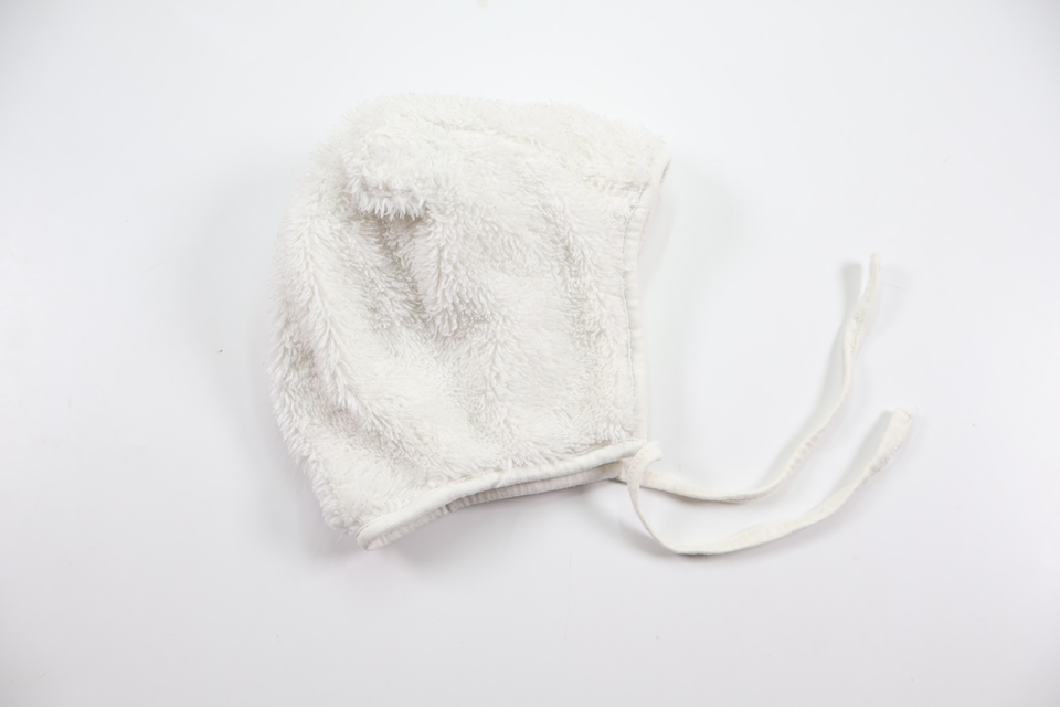 Lindex fleece hat - Size 42/44 - White