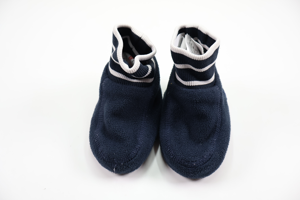 Windfleece booties from Polarn O. Pyret - Size 16/18 - Navy blue