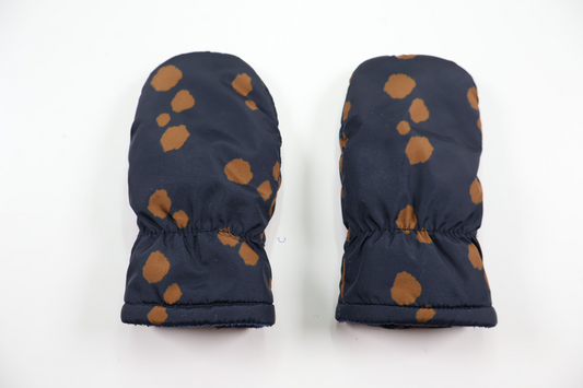Fleece-lined mittens from Minimarket - Size 74/80 - Navy blue