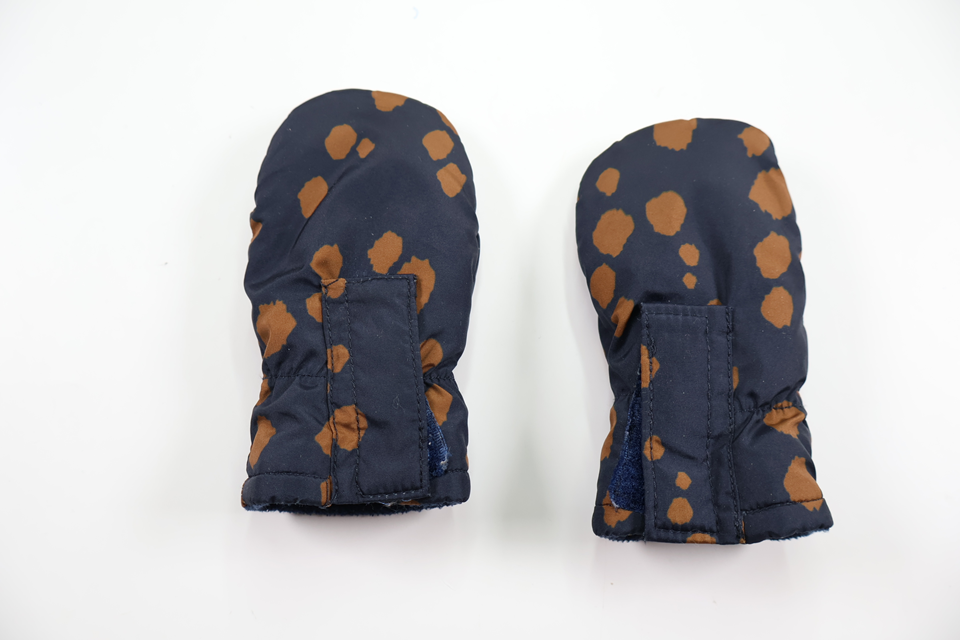 Fleece-lined mittens from Minimarket - Size 74/80 - Navy blue