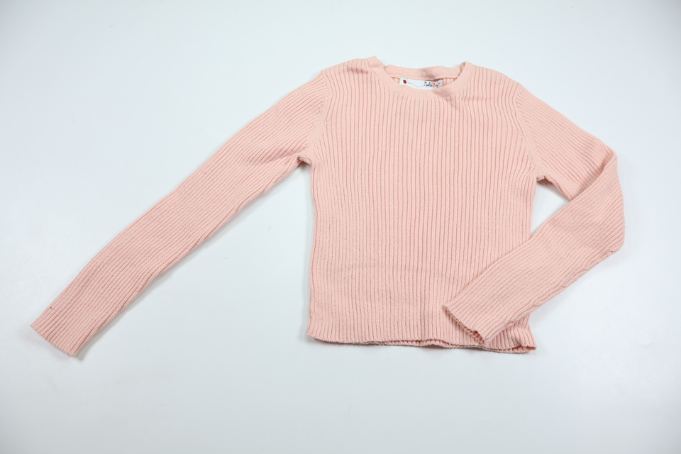 Ribbad tröja från Nula Bug - Storlek 98 - Rosa