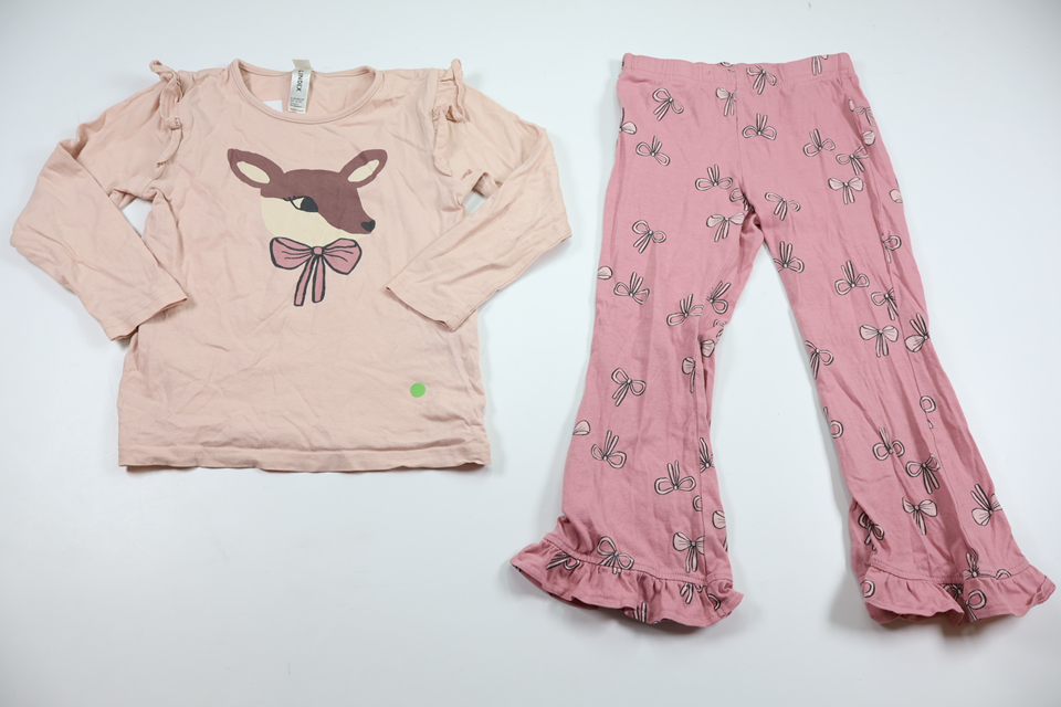 Tvådelad pyjamas från Lindex - Storlek 98/104 - Rosa