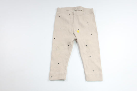 Ribbed trousers from H&M - Size 74 - Beige