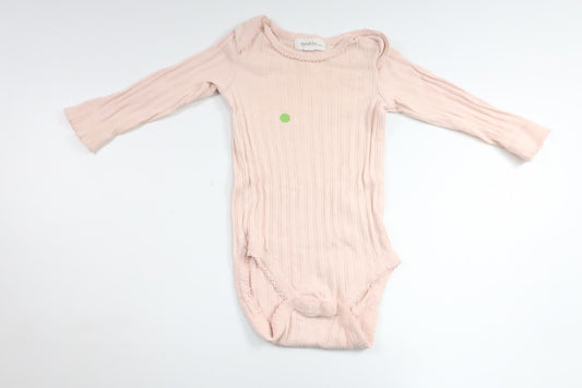Ribbed bodysuit from Newbie - Size 68 - Pink