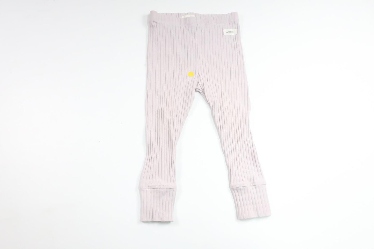 Ribbed pants from Newbie - Size 80 - Purple