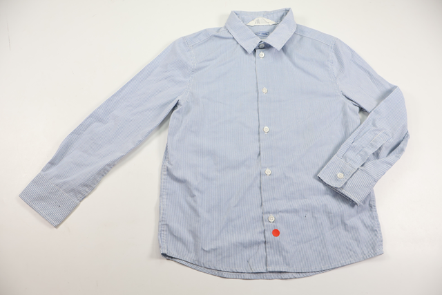 Striped shirt from H&amp;M - Size 122 - Blue