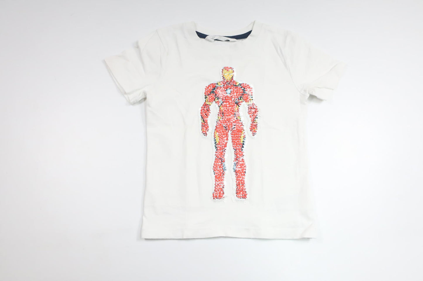 Sweater with reversible sequins from H&M - Size 104 - White