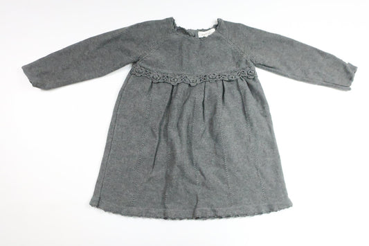 Knitted dress from Newbie - Size 86 - Grey