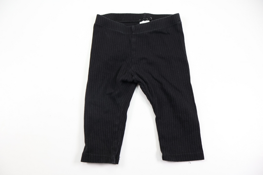 Ribbed trousers from H&M - Size 74 - Black