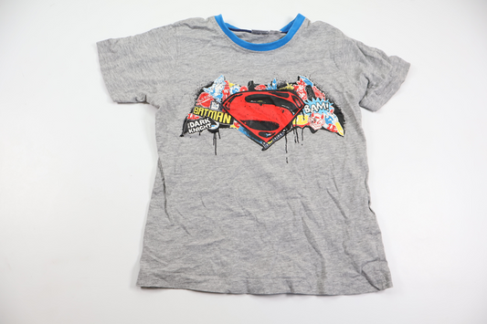 Superman T-shirt - Size 110/116 - Grey