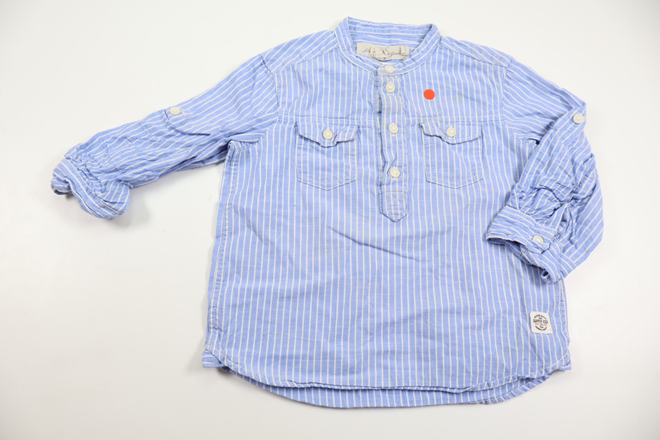 Striped shirt from H&M - Size 98 - Blue