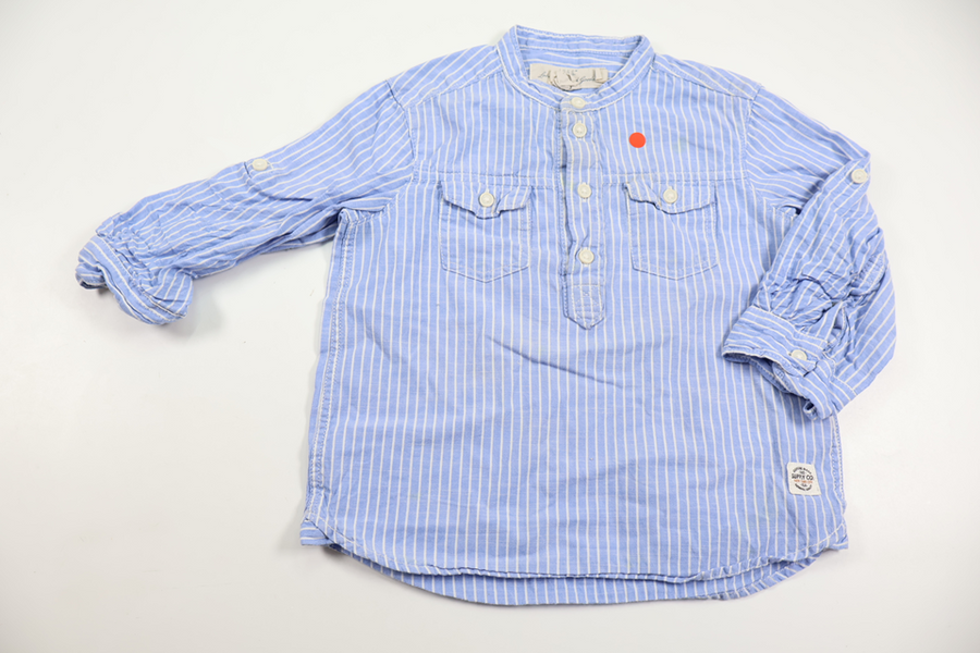 Striped shirt from H&M - Size 98 - Blue