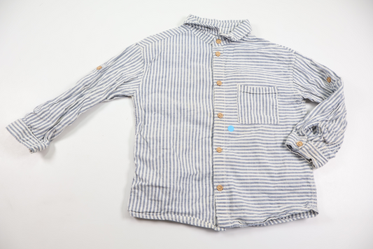 Striped shirt from H&amp;M - Size 104 - Blue