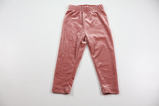 Velour pants from Uniq Baby - Size 74 - Pink