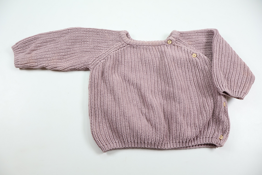 Knitted sweater from H&amp;M - Size 74 - Purple