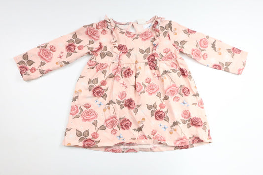 Floral dress from H&M - Size 80 - Pink