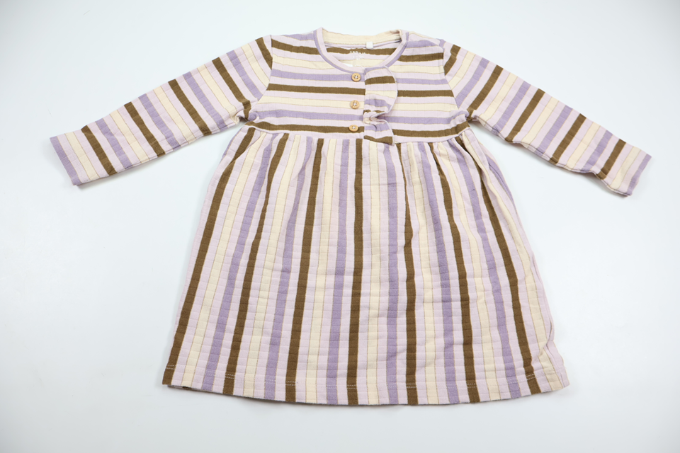 Striped dress from Name It - Size 80 - Purple