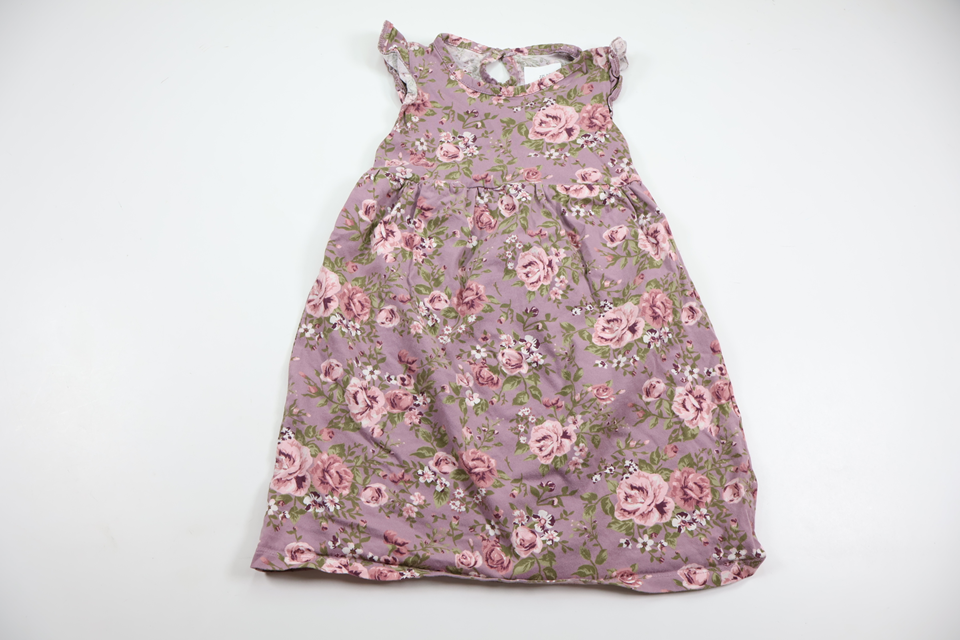 Floral dress from Unknown - Size 86/92 - Purple