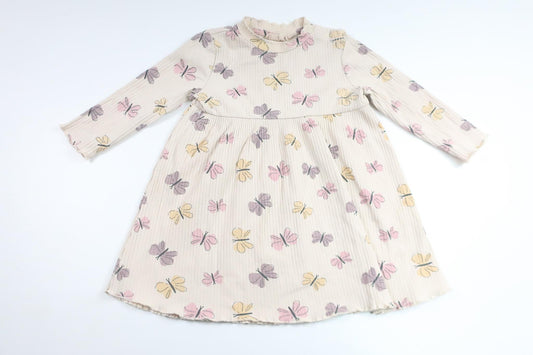 Dress with butterflies from Sweetie - Size 80 - Off-white