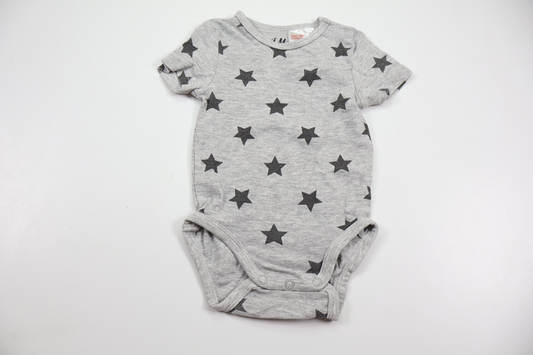 Bodysuit with stars from H&M - Size 62 - Grey