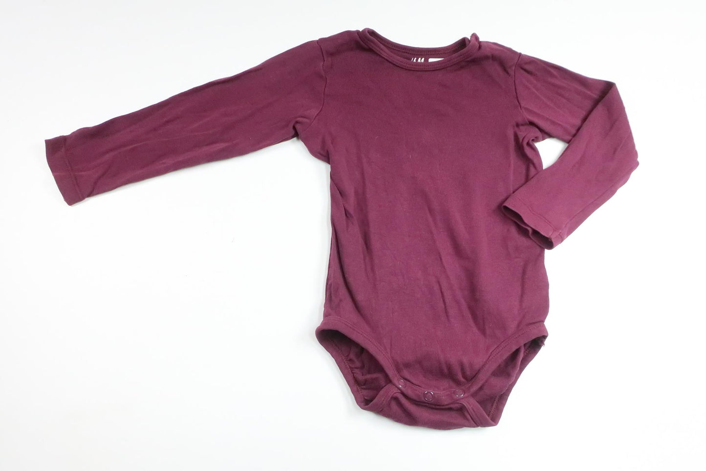 Bodysuit from H&M - Size 86 - Burgundy