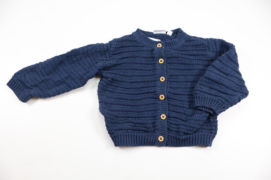 Knitted cardigan from Name It - Size 74 - Navy blue