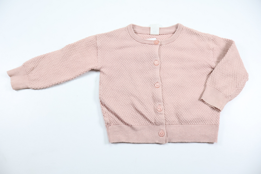 Knitted cardigan from H&M - Size 80 - Pink
