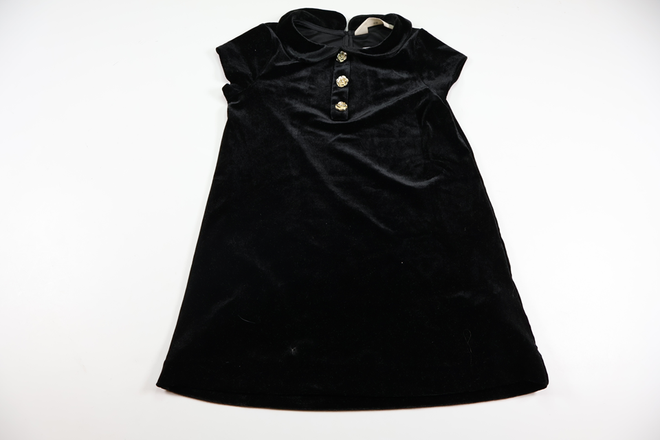 Velour dress from H&amp;M - Size 110 - Black