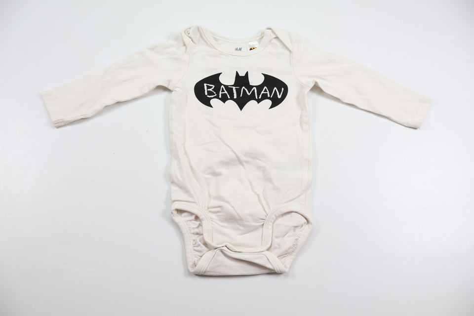 Bodysuit with Batman from H&amp;M - Size 68 - White