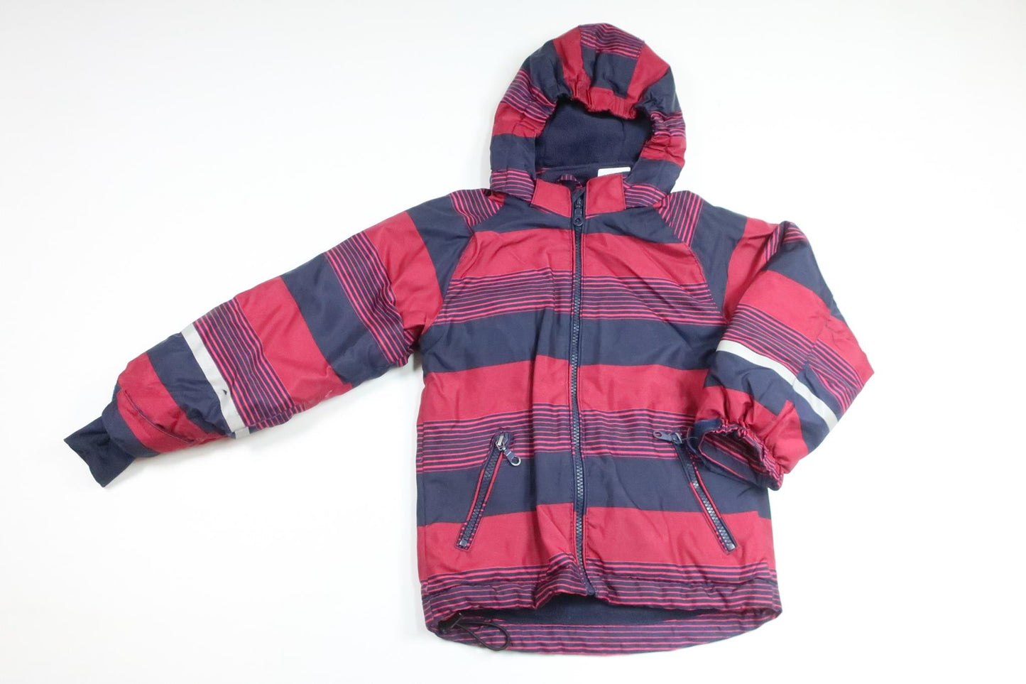 Fleece hooded jacket from Caretec - Size 98/104 - Burgundy