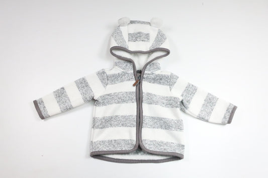 Fleece hoodie from H&amp;M - Size 62 - Grey