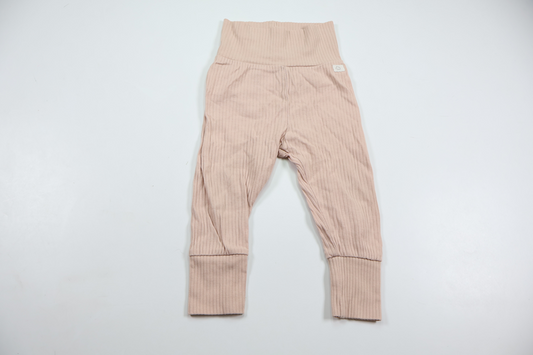 Ribbed trousers from H&M - Size 74 - Pink