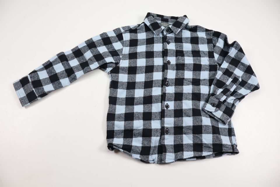 Checked shirt from Primark - Size 98 - Blue