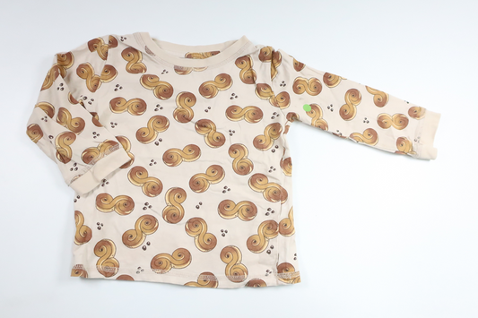 Pajama sweater with teddy bears from Unknown - Size 86/92 - Beige