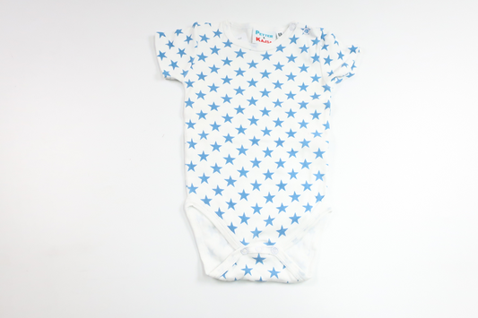 Bodysuit with stars from Petter & Kajsa - Size 68 - White