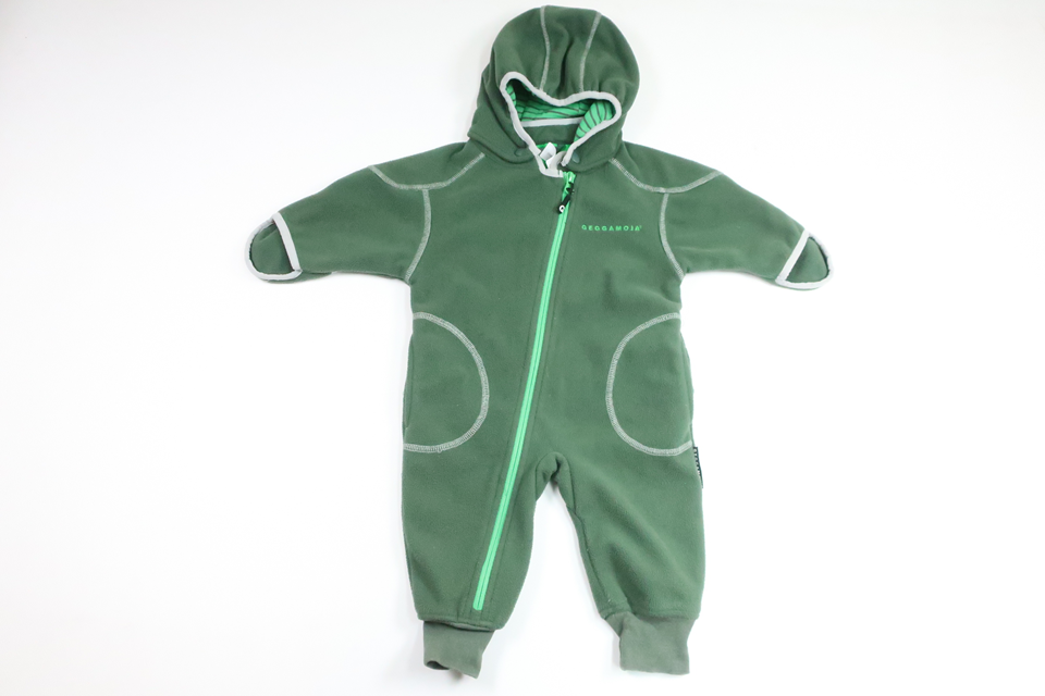 Fleece overalls from Geggamoja - Size 62/68 - Green