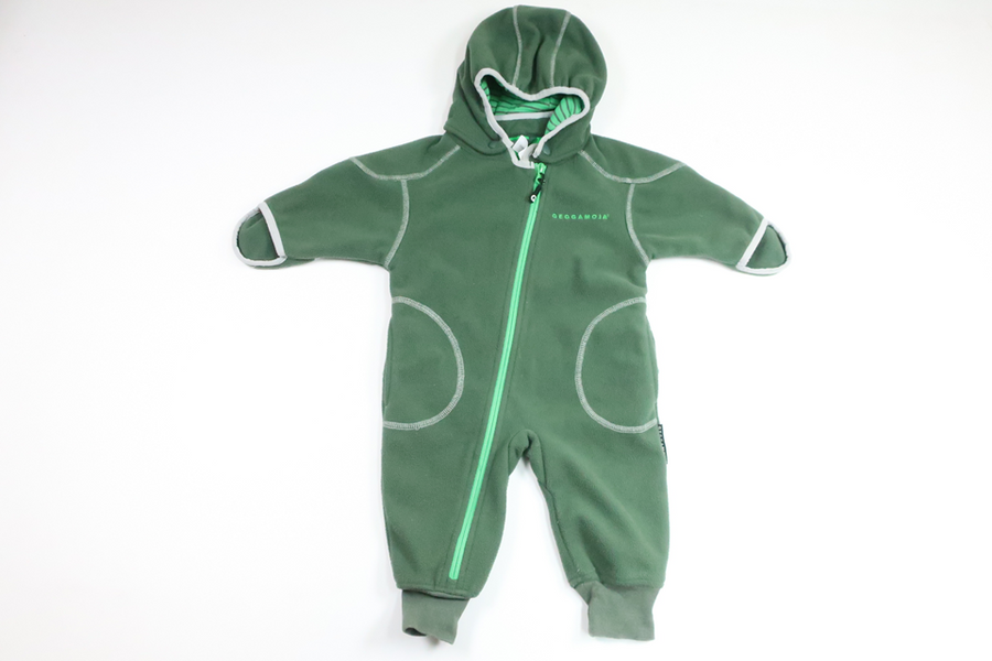 Fleece overalls from Geggamoja - Size 62/68 - Green