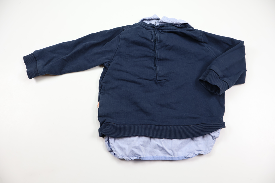 Sweater with built-in bodysuit from Holly & Whyte - Size 80 - Navy