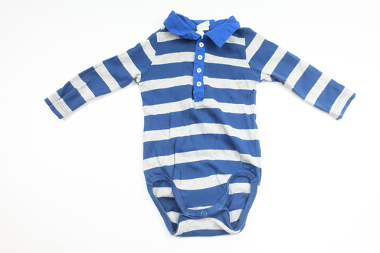 Striped bodysuit from H&M - Size 74 - Blue