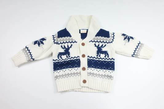 Knitted sweater from Lindex - Size 68 - White
