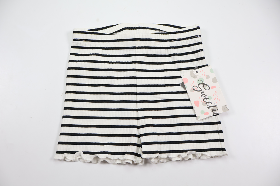 Striped ribbed shorts from Sweetie - Size 80 - White