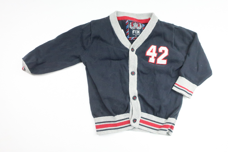 Knitted cardigan from FIX by Lindex - Size 80 - Navy blue